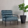 Sunpan Tristen Lounge Chair Nono Petrol - Lifestyle