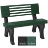 Polly Products Elite Backed Bench with Arms 4'