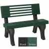 Polly Products Elite Backed Bench with Arms 4' - Polly Products Elite Backed Bench with Arms 4'