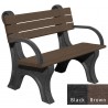 Polly Products Park Classic Backed Bench With Arms