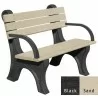 Polly Products Park Classic Backed Bench With Arms1 - Polly Products Park Classic Backed Bench With Arms1