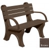 Polly Products Park Classic Backed Bench With Arms2
