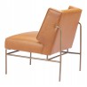 Zuo Modern Atlanta Accent Chair Brown- Angled-Side View