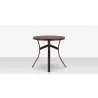 Source Furniture Atlantic 4 Dining Table Base Bronze Side - Source Furniture Atlantic 4 Dining Table Base Bronze Side