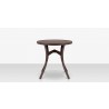 Source Furniture Atlantic 4 Dining Table Base Bronze Front