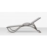 Source Furniture Atlantic Sled Chaise With Arms Gray Side