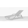 Source Furniture Atlantic Sled Chaise With Arms Silver Side - Source Furniture Atlantic Sled Chaise With Arms Silver Side