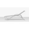 Source Furniture Atlantic Sled Chaise With Arms Silver Side - Source Furniture Atlantic Sled Chaise With Arms Silver Side
