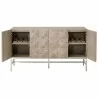 Essentials For Living Atlas Media Sideboard - Front with Opened Cabinet - Essentials For Living Atlas Media Sideboard - Front with Opened Cabinet
