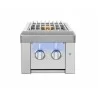 American Made Grills Estate Double Side Burner - American Made Grills Estate Double Side Burner