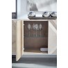 Essentials For Living Axel Atticus Media Sideboard - Cabinet Opened Front View