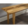 Greenington Azara Bench, Caramelized - Seat Closeup Top Angle