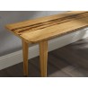 Greenington Azara Bench Caramelized - Seat Closeup Top Angle