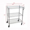 Oceanstar 3 Tier Heavy Duty All-Purpose Utility Cart  - Dimensions