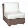 Woodard Augusta Armless Wicker Sectional Chair