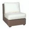 Woodard Augusta Armless Wicker Sectional Chair - Woodard Augusta Armless Wicker Sectional Chair