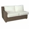 Woodard Augusta Right Arm Wicker Loveseat - Woodard Augusta Right Arm Wicker Loveseat