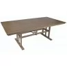 Woodard Augusta Woodlands Rectangle Dining Table - Angled - Woodard Augusta Woodlands Rectangle Dining Table - Angled