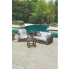 Woodard Augusta Wicker Sofa - Lifestyle