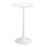 Auray Bar Table in White- Front View 2