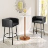 Auray Bar Table in White&Gold- Lifestyle 1
