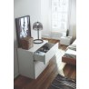 TemaHome Float Night Stand With 1 Drawer in Pure White - Lifestyle 3