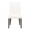 Essentials For Living Aurora Dining Chair in Alabaster and Dark Wenge - Front