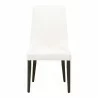 Essentials For Living Aurora Dining Chair in Alabaster and Dark Wenge - Front - Essentials For Living Aurora Dining Chair in Alabaster and Dark Wenge - Front