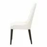 Essentials For Living Aurora Dining Chair in Alabaster and Dark Wenge - Side - Essentials For Living Aurora Dining Chair in Alabaster and Dark Wenge - Side