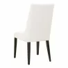 Essentials For Living Aurora Dining Chair in Alabaster and Dark Wenge - Back Angled - Essentials For Living Aurora Dining Chair in Alabaster and Dark Wenge - Back Angled