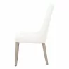 Aurora Dining Chair - Alabaster and Natural Gray - Side - Aurora Dining Chair - Alabaster and Natural Gray - Side