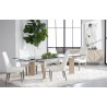 Aurora Dining Chair - Alabaster and Natural Gray - Lifestyle