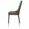 Aurora Dining Chair - Dark Umber and Dark Wenge - Side - Aurora Dining Chair - Dark Umber and Dark Wenge - Side