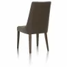 Aurora Dining Chair - Dark Umber and Dark Wenge - Back Angled - Aurora Dining Chair - Dark Umber and Dark Wenge - Back Angled