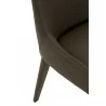 Aurora Dining Chair - Dark Umber and Dark Wenge - Seat Close-up - Aurora Dining Chair - Dark Umber and Dark Wenge - Seat Close-up