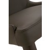 Aurora Dining Chair - Dark Umber and Dark Wenge - Seat Close-up