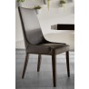 Aurora Dining Chair - Dark Umber and Dark Wenge - Side Angle