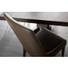 Aurora Dining Chair - Dark Umber and Dark Wenge - Top Angled