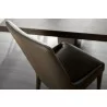 Aurora Dining Chair - Dark Umber and Dark Wenge - Top Angled - Aurora Dining Chair - Dark Umber and Dark Wenge - Top Angled