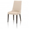 Aurora Dining Chair - Flaxen and Dark Wenge - Angled