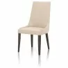 Aurora Dining Chair - Flaxen and Dark Wenge - Angled - Aurora Dining Chair - Flaxen and Dark Wenge - Angled