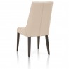 Aurora Dining Chair - Flaxen and Dark Wenge - Back Angled