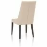 Aurora Dining Chair - Flaxen and Dark Wenge - Back Angled - Aurora Dining Chair - Flaxen and Dark Wenge - Back Angled