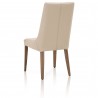 Aurora Dining Chair - Flaxen and Walnut - Back Angled