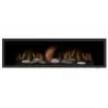 Sierra Flame Austin 65" Natural Gas Direct Vent Linear - White BG - Sierra Flame Austin 65" Natural Gas Direct Vent Linear - White BG