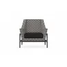Azzurro Avalon Club Chair In Matte Charcoal Aluminum With Lava Gray All-Weather Rope - Front - Azzurro Avalon Club Chair In Matte Charcoal Aluminum With Lava Gray All-Weather Rope - Front