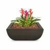 The Outdoor Plus Avalon GFRC Planter Bowl Chocolate - The Outdoor Plus Avalon GFRC Planter Bowl Chocolate