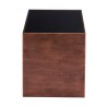 Aveiro Coffee Table Copper & Black - Side