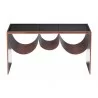 Aveiro Coffee Table Copper & Black - Front - Aveiro Coffee Table Copper & Black - Front