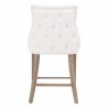 Essentials For Living Avenue Counter Stool in LiveSmart Peyton-Pearl - Back View